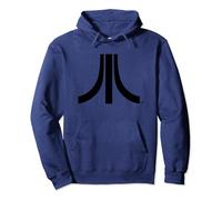 Atari Logo Black Vintage Classic Gaming Retro Fun Design Sweat à Capuche