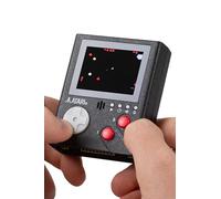 Atari Mini Console d'arcade Portable Officielle avec 3 Jeux - Sports de Pong, astéroïdes et Missle Command, écran Couleur de 2", Porte-clés, Console de Jeu rétro, Cadeau pour Elle et Lui