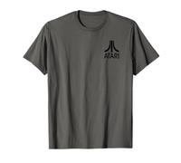 Atari Vintage Gaming Logo Black Retro Arcade Fun Graphic T-Shirt