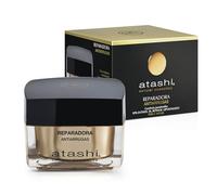 Atashi Anti-Aging - Crème Réparatrice Anti-Rides | Réparation et rénovation | Corrige les rides profondes | Naturel Et Effet Anti-Stress | Ultra-hydratant | Avec Rétinol Et Vitamine E - 50 ml