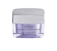 Atashi Supernight - Masque Détox | Purifie, détoxifie et hydrate la peau stressée | Renforce la barrière naturelle | Répare et protège de la lumière bleue | Acide hyaluronique | Niacinamide - 50ml