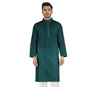 Atasi Coton Kurta Solid Ethnic Festive Shirt Longue Shirt W/Pintuck Traditional Indien Wear