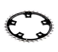 ATAT-1 Spécialités TA Compact 94pcd 5 Arm 9 Speed Chainring, Black, Outer 42T