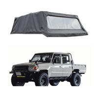 ATATKRT Housse de Protection Souple for Benne de Camion, Coque de Camping-Car Pliable Compatible avec Toyota Land Cruiser série 79, Cabine Double, Caisse Courte de 1,6 m, Installation Facile