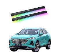 ATATKRT Marchepieds électriques avec éclairage compatibles avec GWM WEY MACCHIATO 2021-2025, marchepieds latéraux électriques rétractables for camions et VUS, barres de marchepied en aluminium durable