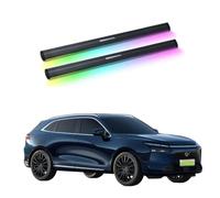 ATATKRT Marchepieds électriques avec éclairage compatibles avec GWM WEY MOCCA 2021-2025, marchepieds latéraux électriques rétractables for camions et VUS, barres de marchepied en aluminium durable