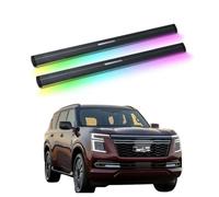 ATATKRT Marchepieds électriques avec éclairage compatibles avec Nissan Patrol Y63 2024, marchepieds latéraux rétractables for camions et SUV, barres de marche en aluminium durable