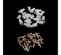 ATATMOUNT 10 Ensembles 2.8mm 2 Broches connecteur de Fil électrique Prise mâle Femelle + Kit Terminal pour Voiture de Moto