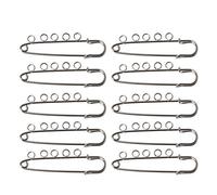 ATATMOUNT 10 Pcs Argent Bronze Bricolage Broches 5 Trous Épingles De Sécurité Broches Résultats De Bijoux