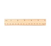 ATATMOUNT 15cm 20cm 30cm règle en Bois Outil de Mesure de Bureau d'école d'étudiant Double Face