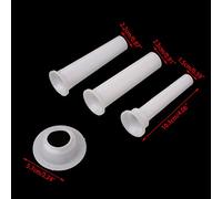 ATATMOUNT 3 pcs. Tube de Remplissage de Saucisse Universel Remplisseur en Plastique pour Hachoir à Viande