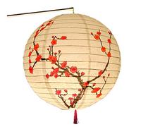 ATATMOUNT 30 cm Rond Papier Lanterne Abat-Jour Chinois Oriental Style lumière Restaurant fête de Mariage décor à la Maison Cadeaux