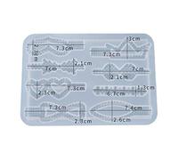 ATATMOUNT Cristal époxy résine Moule Pince à Cheveux Barrette coulée Silicone Moule Bricolage Artisanat Bijoux épingle à Cheveux Faisant des Outils