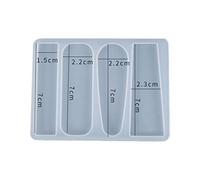 ATATMOUNT Cristal époxy résine Moule Pince à Cheveux Barrette coulée Silicone Moule Bricolage Artisanat Bijoux épingle à Cheveux Faisant des Outils