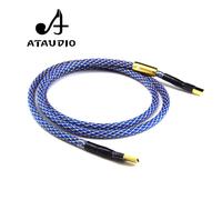 Ataudio Câble De Procureur Hifi G5 Plaqué Argent Câble Usb De Données De Radiateur A-B De Type 6n Odavid De Haute Qualité - Type Bleu-1m