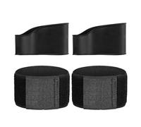 ATBUSS 1 Paire De Couvre-Chaussures Fixes Et 1 Paire De Sangles De Fixation De Leggings, Manches En Dentelle Élastique, Manches De Lacet D'Extérieur, Chaussures De Football.