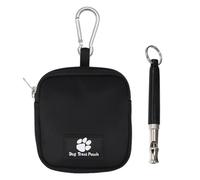 ATBUSS 1 Sac À Collation pour Chat Et Chien Et 1 Sifflet, Sac De Taille Multifonctionnel pour Dressage De Chien, Sac Pratique D'Extérieur, Fournitures pour Animaux De Compagnie.