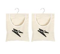 ATBUSS 2 Pièces De Sac De Rangement pour Pinces À Linge, Sac De Rangement pour Pinces À Linge, Sac De Rangement Suspendu, Sac De Rangement Multifonction Suspendu.