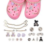 ATBUSS 21 Pièces De Boucle De Chaussure Détachable, Boucle De Chaussure Mignonne, Accessoires De Décoration De Chaussures De Bricolage, Adaptés Aux Chaussures De Plage, Sandales.