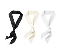 ATBUSS 3 Rubans De Mode, Écharpe De Cou En Satin Assortie, Vêtements Avec Écharpe, Adaptés Pour Porter Des Ornements, Décoration De Sac, Correspondance De Coiffure.