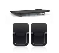 ATBUSS Lot de 2 supports pour ordinateur portable, mini support de refroidissement pliable, support de bureau, support de téléphone, lève-clavier