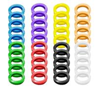 ATBUSS Lot de 40 coques de clé colorées en silicone (8 couleurs)