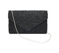 ATBUSS Pochette Enveloppe En Dentelle Pour Femmes 1pc, Pochette En Satin, Fourre-Tout En Dentelle Florale, Sac à Bandoulière Enveloppe En Dentelle, Pochette De Soirée