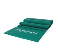 ATC Handels GmbH Bande de Fitness 1,5 m, 2,5 m, 5,5 m et 25 m x 15,5 cm en 6 épaisseurs différentes - Bande de résistance, Bande de Gymnastique et Yoga, 5,5 m Vert Moyen