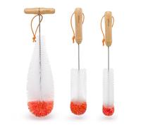 ATDDO Goupillon Bouteille Compatible avec Sodastream Bouteille, Lot de 3 Brosse Bouteille en Verre, Long Ecouvillon Bouteille Nettoyage Biberon Carafe