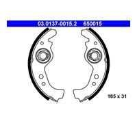 ATE 03.0137-0015.2 Jeu de mâchoires de frein pour Uno Y10 Ritmo Panda Regata Ibi