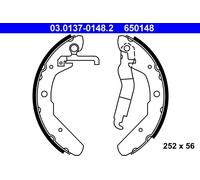 ATE 03.0137-0148.2 Jeu de mâchoires de frein pour VW
