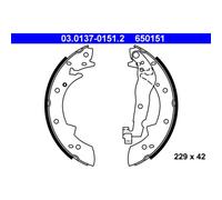 Mâchoires de frein 03.0137-0151.2 ATE pour BMW RENAULT