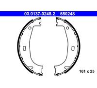 ATE 03.0137-0248.2 Jeu de mâchoires de frein, frein de stationnement pour BMW