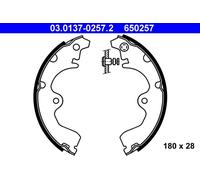 ATE 03.0137-0257.2 Jeu de mâchoires de frein pour TOYOTA