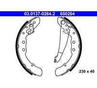 ATE 03.0137-0264.2 Jeu de mâchoires de frein pour AUDI,SEAT,VW