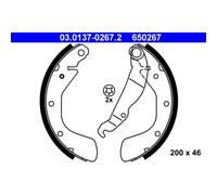 ATE Jeu de mâchoires de frein 03.0137-0267.2 arrière Opel Daewoo Chevrolet
