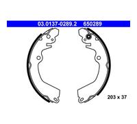 Mâchoires de frein 03.0137-0289.2 ATE pour MITSUBISHI LANCER III Station Wagon