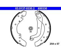 ATE 03.0137-0330.2 Jeu de mâchoires de frein pour ALFA ROMEO,CITROËN,FIAT,OPEL,P