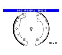 ATE 03.0137-0335.2 Jeu de mâchoires de frein arrière pour Renault Megane