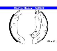 ATE 03.0137-0349.2 Jeu de mâchoires de frein pour MERCEDES-BENZ