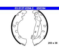ATE 03.0137-0394.2 Jeu de mâchoires de frein pour FORD,MAZDA