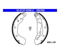 Mâchoires de frein 03.0137-0395.2 ATE pour OPEL CORSA C