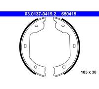 ATE 03.0137-0419.2 Jeu de mâchoires de frein, frein de stationnement pour BMW,VW