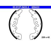 Mâchoires de frein 03.0137-0433.2 ATE pour SUZUKI GRAND VITARA I GRAND VITARA II