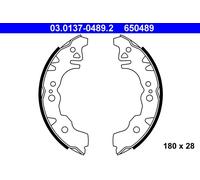 ATE 03.0137-0489.2 Jeu de mâchoires de frein pour DAIHATSU,SUBARU