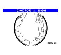 ATE 03.0137-0501.2 Jeu de mâchoires de frein arrière pour Mazda 2