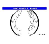 Mâchoires de frein 03.0137-0502.2 ATE pour DAIHATSU TOYOTA