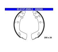 Mâchoires de frein 03.0137-0509.2 ATE pour SUZUKI SWIFT IV