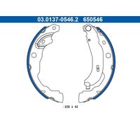 ATE 03.0137-0546.2 Jeu de mâchoires de frein pour DACIA,NISSAN,RENAULT