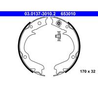 ATE Jeu de mâchoires de frein 03.0137-3010.2 frein de stationnement pour SUBARU